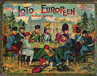 Loto spil. Loto brætspil. af Unknown